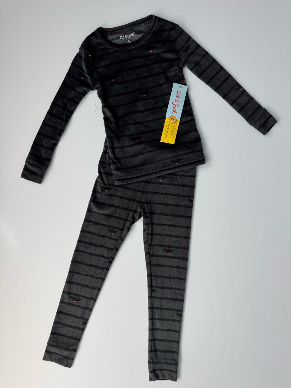 Toddler Boy Girl Halloween Pajamas Spooky Bat Holiday Fall